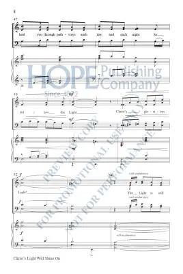 Christ\'s Light Will Shine on - Dengler - Choral Octavo - SATB Accompanied