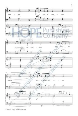Christ\'s Light Will Shine on - Dengler - Choral Octavo - SATB Accompanied