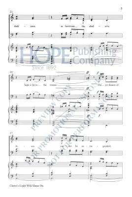 Christ\'s Light Will Shine on - Dengler - Choral Octavo - SATB Accompanied