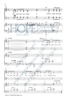 Christ\'s Light Will Shine on - Dengler - Choral Octavo - SATB Accompanied