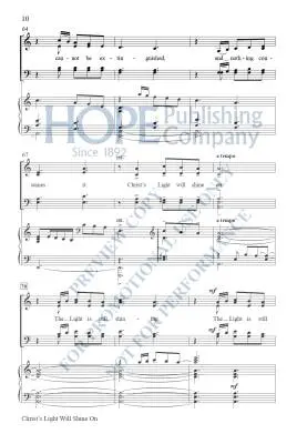 Christ\'s Light Will Shine on - Dengler - Choral Octavo - SATB Accompanied