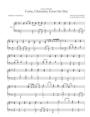 Come, Christians, Greet the Day - Harlan - Choral Octavo - SATB Accompanied