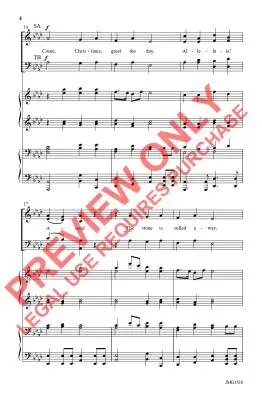 Come, Christians, Greet the Day - Harlan - Choral Octavo - SATB Accompanied