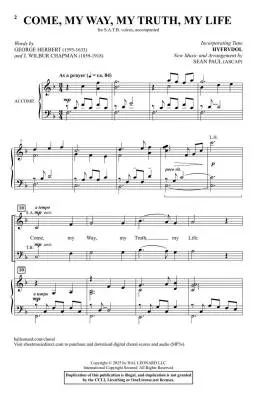 Come, My Way, My Truth, My Life - Paul - Choral Octavo - SATB Accompanied