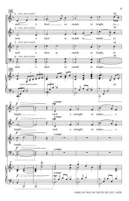 Come, My Way, My Truth, My Life - Paul - Choral Octavo - SATB Accompanied