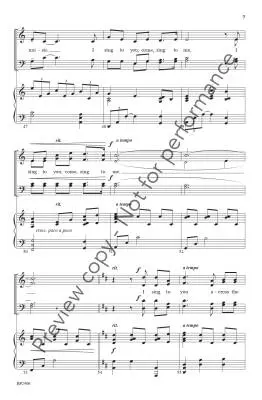 Come, Sing to Me - Courtney - Choral Octavo - SATB Accompanied