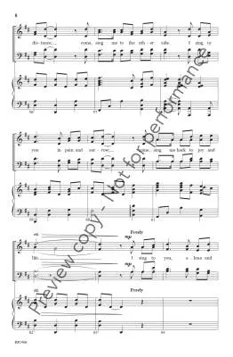 Come, Sing to Me - Courtney - Choral Octavo - SATB Accompanied