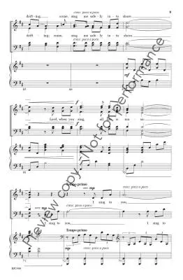 Come, Sing to Me - Courtney - Choral Octavo - SATB Accompanied