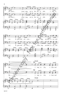 Come, Sing to Me - Courtney - Choral Octavo - TTBB Accompanied