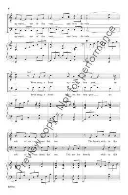 Come, Sing to Me - Courtney - Choral Octavo - TTBB Accompanied