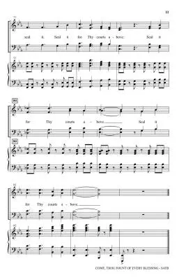 Come, Thou Fount of Every Blessing - McCartha - Choral Octavo - SATB Accompanied