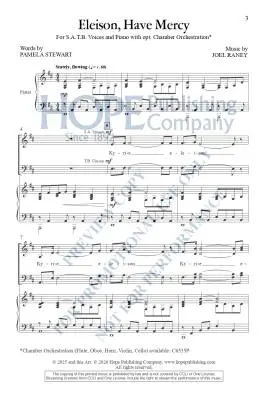 Eleison, Have Mercy - Raney - Choral Octavo - SATB Accompanied