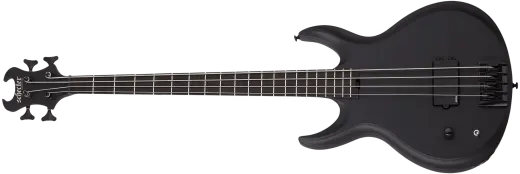 Schecter - Devil-4 Electric Bass - Blackout (Left Handed)