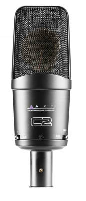 ART Pro Audio - C2 Cardioid Side Address Studio Microphone with Pad & Roll Off