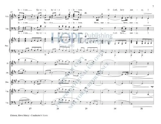 Eleison, Have Mercy - Raney - Instrumental Parts