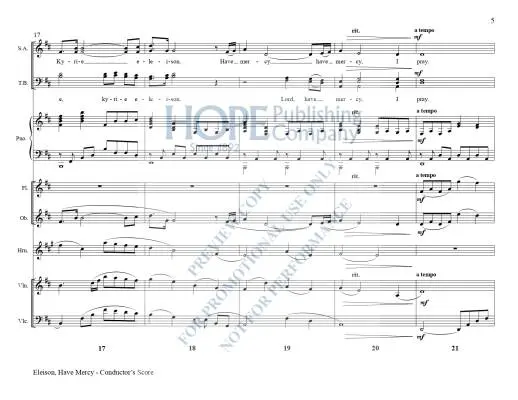Eleison, Have Mercy - Raney - Instrumental Parts