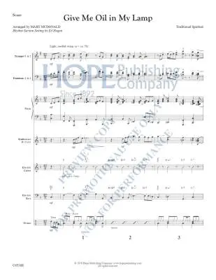 Give Me Oil in My Lamp - McDonald - Rhythm Parts