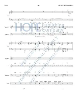 Give Me Oil in My Lamp - McDonald - Rhythm Parts