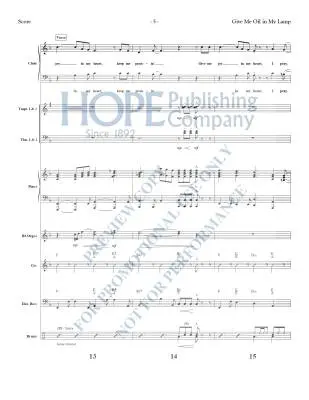 Give Me Oil in My Lamp - McDonald - Rhythm Parts
