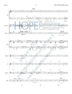 Give Me Oil in My Lamp - McDonald - Rhythm Parts