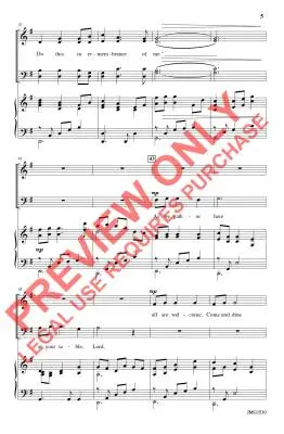 The Holy Feast - McDonald - Choral Octavo - SATB Accompanied