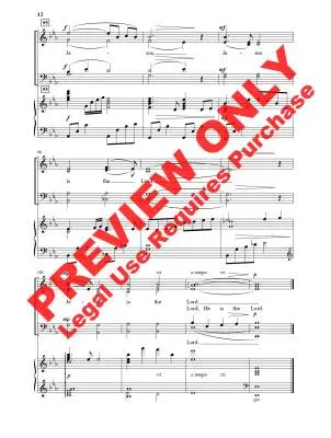 Holy Is the Lord - Holcomb/Hayes - Choral Octavo - SATB Accompanied