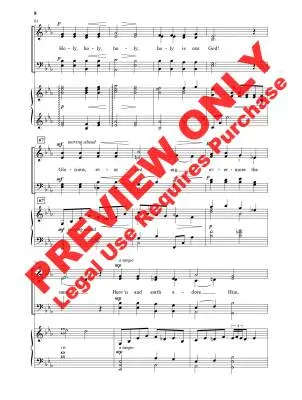 Holy Is the Lord - Holcomb/Hayes - Choral Octavo - SATB Accompanied