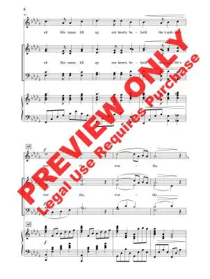 Holy Is the Lord - Holcomb/Hayes - Choral Octavo - SATB Accompanied