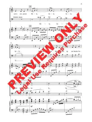Holy Is the Lord - Holcomb/Hayes - Choral Octavo - SATB Accompanied