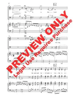 Holy Is the Lord - Holcomb/Hayes - Choral Octavo - SATB Accompanied