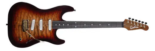 Godin Guitars - Artisan ST-III Electric Guitar with Case - Whiskey Burst