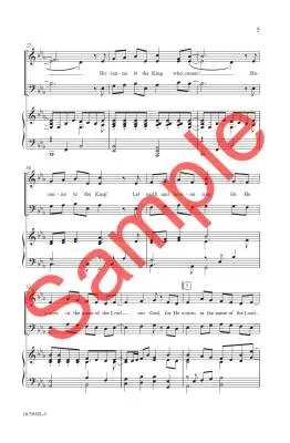 Hosanna to the King Who Comes! - Larson - Choral Octavo - SAB Accompanied