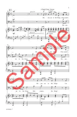 Hosanna to the King Who Comes! - Larson - Choral Octavo - SAB Accompanied