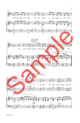 Hosanna to the King Who Comes! - Larson - Choral Octavo - SAB Accompanied