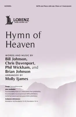 Lorenz Publishing Co. - Hymn of Heaven - Ijames - Choral Octavo - SATB Accompanied