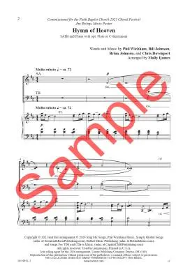 Hymn of Heaven - Ijames - Choral Octavo - SATB Accompanied