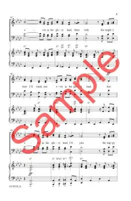 Just Over in the Glory Land - Acuff/Dean - Choral Octavo - SATB Accompanied