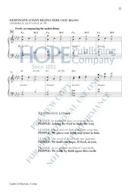 Light of Heaven, Come - Crane/Raney - Choral Octavo - SATB Accompanied