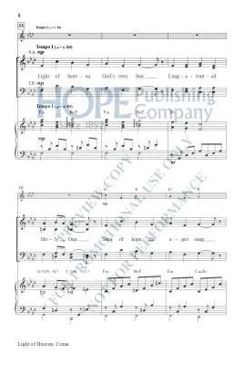 Light of Heaven, Come - Crane/Raney - Choral Octavo - SATB Accompanied
