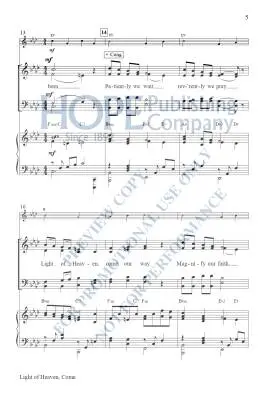 Light of Heaven, Come - Crane/Raney - Choral Octavo - SATB Accompanied
