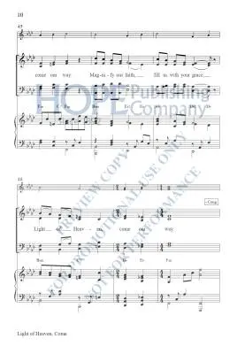 Light of Heaven, Come - Crane/Raney - Choral Octavo - SATB Accompanied
