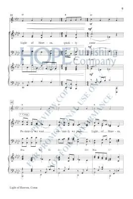 Light of Heaven, Come - Crane/Raney - Choral Octavo - SATB Accompanied