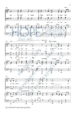 My Faith Has Found a Resting Place - McDonald - Choral Octavo - SATB Accompanied