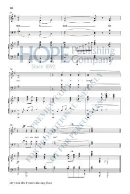 My Faith Has Found a Resting Place - McDonald - Choral Octavo - SATB Accompanied