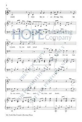 My Faith Has Found a Resting Place - McDonald - Choral Octavo - SATB Accompanied