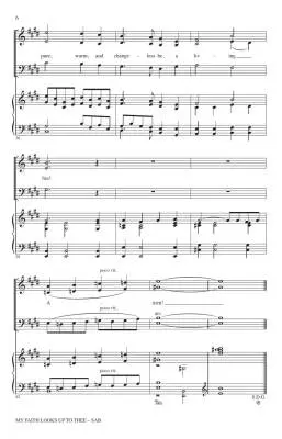 My Faith Looks Up to Thee - Mason/Leavitt - Choral Octavo - SAB Accompanied
