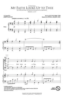 My Faith Looks Up to Thee - Mason/Leavitt - Choral Octavo - SATB Accompanied