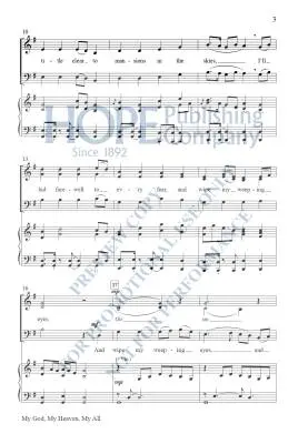 My God, My Heaven, My All - Shackley - Choral Octavo - SAB Accompanied