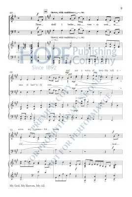 My God, My Heaven, My All - Shackley - Choral Octavo - SAB Accompanied
