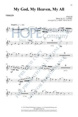 My God, My Heaven, My All - Shackley - Choral Octavo - SAB Accompanied